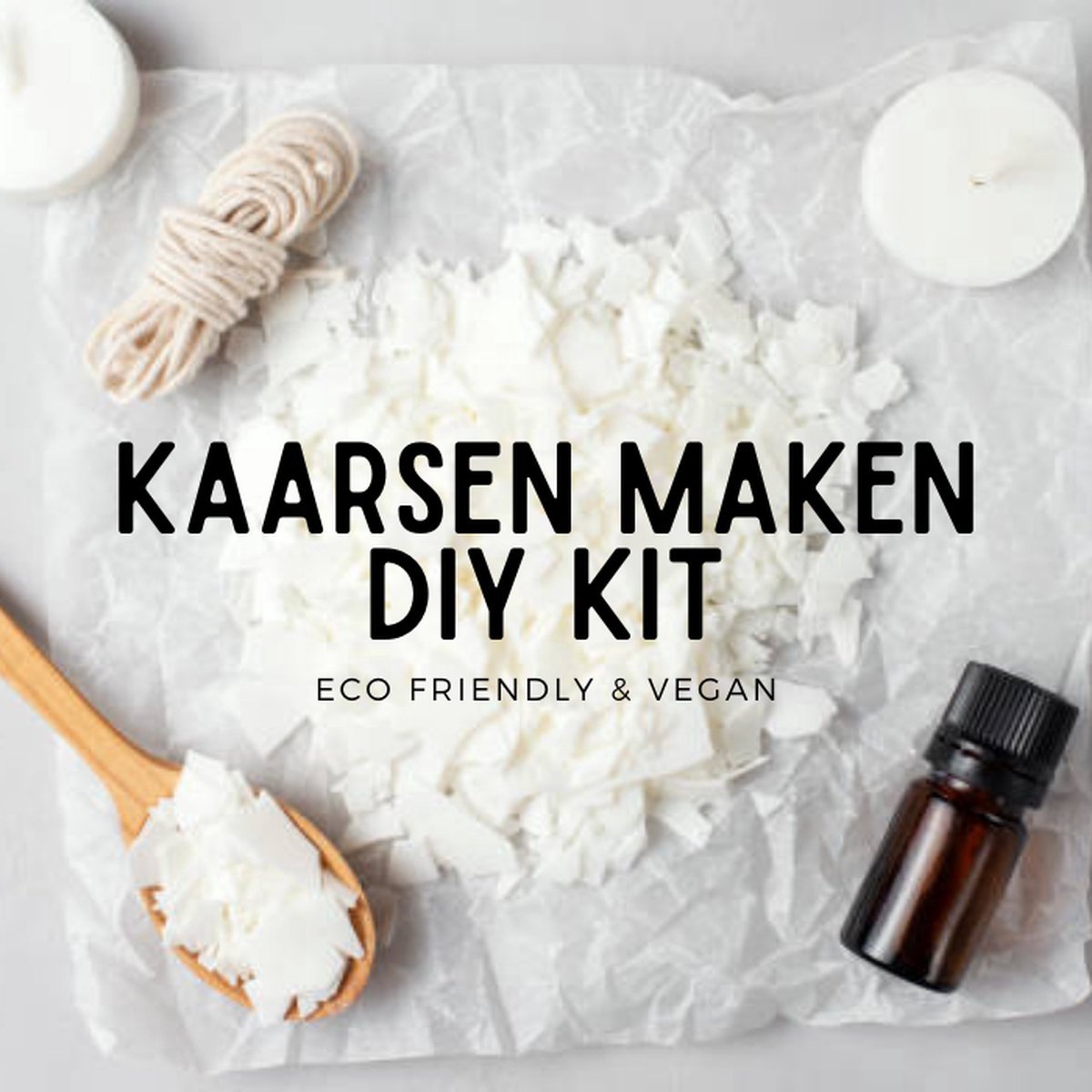 Kaarsen maken | Kaarsen pakket | Hervul kaarsen pakket | Eco friendly & vegan wax | Soja wax | Zonder paraffine | MAIA Creative